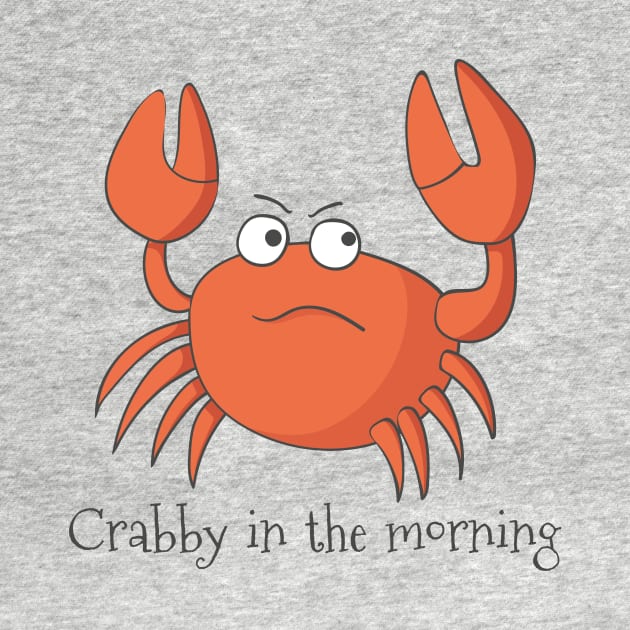 Crabby In The Morning by Dreamy Panda Designs